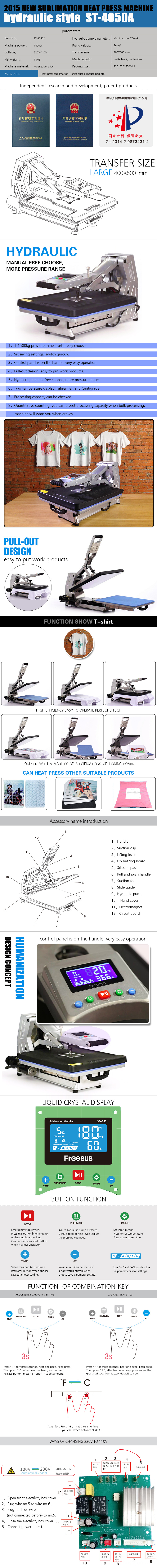 New Arrival Sublimation T-shirt Automatic Heat Press Machine