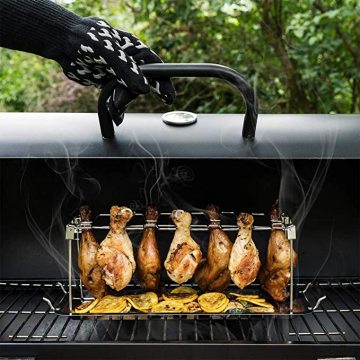 Grill Hähnchenschenkel Wing Rack aus Edelstahl