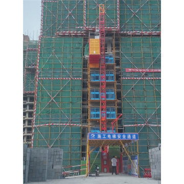 2t Double Single Cage SC200/200 Construction Hoist Elevator