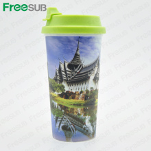 FreeSub 3D Sublimation Plastic Straight Blank Becher