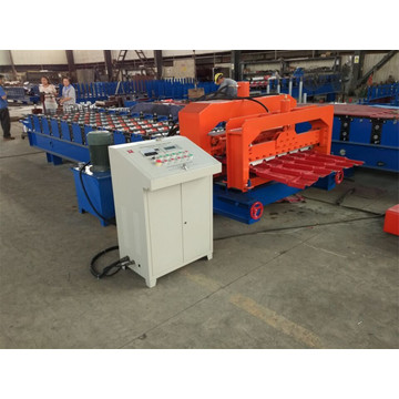 CE Standard Glazed Roof Tile Roll Forming Machine