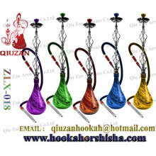 Colored Big Hookah With Water Droplets Shape Hookah Bottle