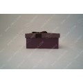 Ribbon bow purple cosmetic box