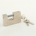 Factory Supply Nickle Plated 3 S Type Key Rectangular Padlock