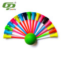 Golf Plastic tee with Soft Rubber Cover