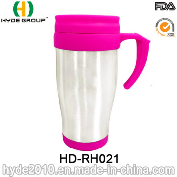 14oz taza de Auto térmico de acero inoxidable con mango