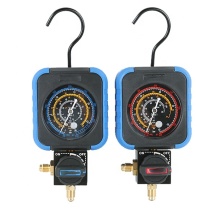 CT-466 Single Manifold Gauge Set HVAC refrigeration system auto air conditioner AC Charging R134A R22 R12 R502 R410A R404 VALUE