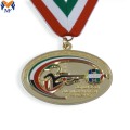 Silber Metal Zink Alloy Award -Medaille