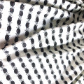 100% Cotton spandex jersey silver print