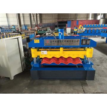 Glazed Tile Steel Sheet Corrugated Roof Making Machine