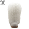 Fashion Sheepskin Wool Lining Fluffy Winter Boots Women