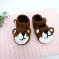 New Born Casual Design knitting baby booties