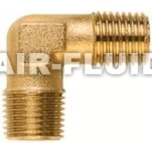 BSPP Male/Male Elbow Nickel Plated Brass Fittings