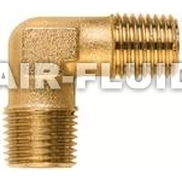 BSPP Male/Male Elbow Nickel Plated Brass Fittings