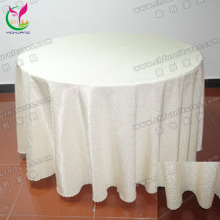 Housse de table de banquet Jacquard Table Tissu (YC-0286)