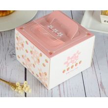 Fabricant Clear Cake Food Box packaging / Cake en forme de coeur pour gros