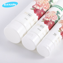 cosmetic plastic packaging collasible body lotion tube
