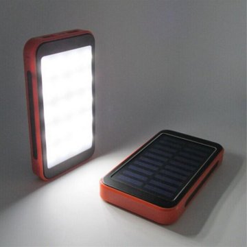 Whosale &amp; Retail New Arrival 8000mAh Portable Solar Panel Power Bank