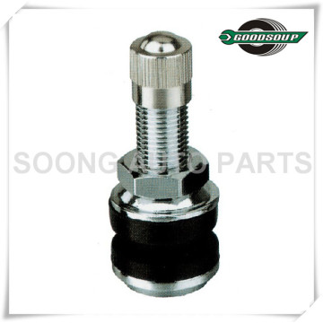 TR416A Tige de valve de pneu chromée 1 1/2 &quot;TR416A AVEC BOUCHON CHROME