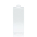 500ml Clear square pet plastic bottle hand wash