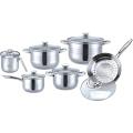 12pcs casserole  set with 18K gold plated