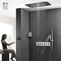 HIDEEP Five Function Thermostatic LED Shower Faucet Set