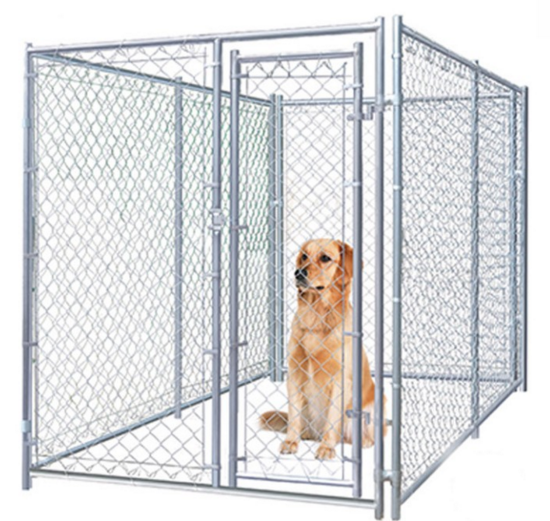 chain link wire dog kennel