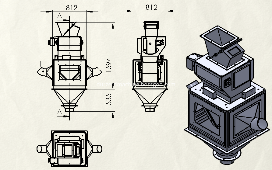 single head servo linear weigher