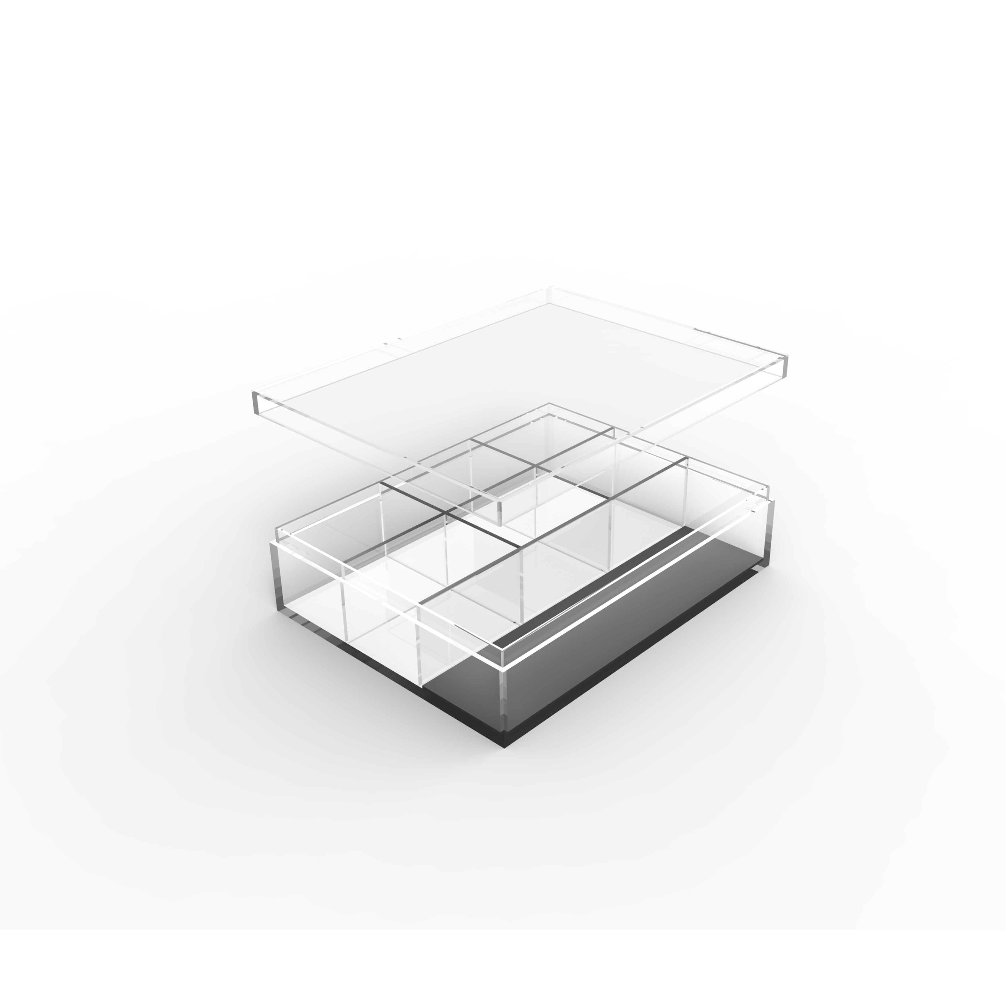 Top Quality Acrylic Box With Velvet