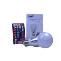 RGB Color Changing LED Bulb with IR Remote Control