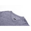 Pull en coton/nylon à encolure en V pour hommes, coupe ajustée