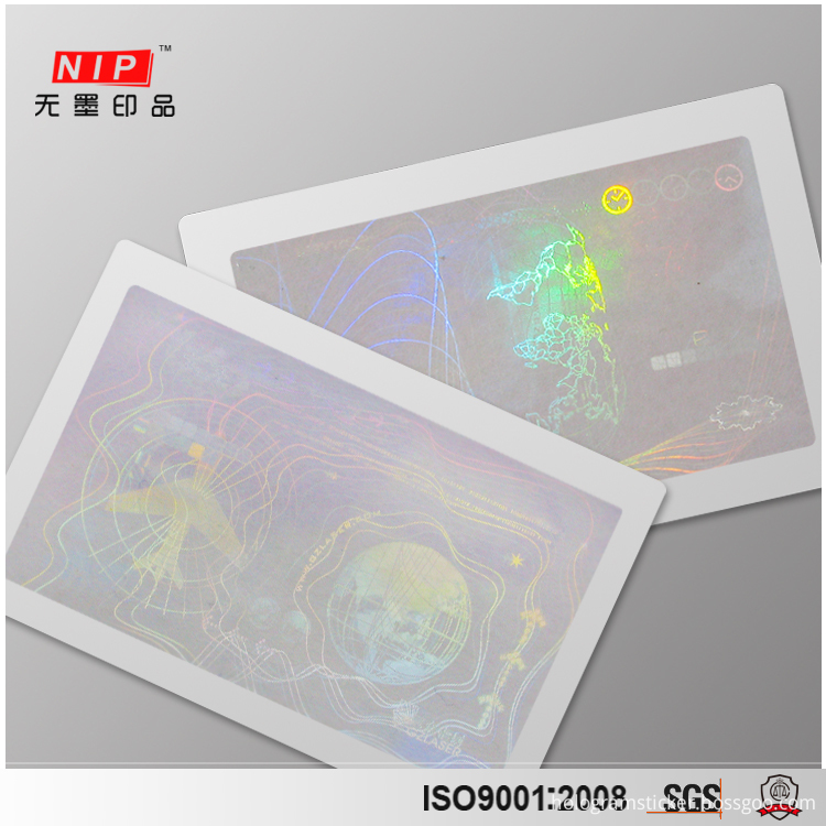 3D hologram Cards