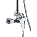 Chrome Brass Rain Concealed Hidden Shower Set with Handheld Shower