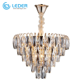 Luzes LEDER lustre de cristal para sala de estar