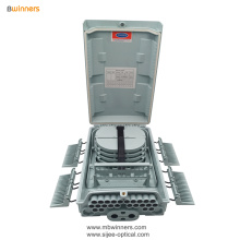 Caja de cable de caída FTTH de interior de alto rendimiento 3 x 1: 8 divisor blanco