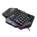 Backlight One Hand Mechanical Keyboard For Gaming