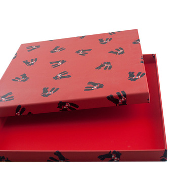 Caja de lujo personalizada para bufandas