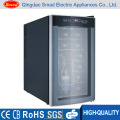 No Noise Glass Door Semi-Conductor Wine Cooler Without Compressor