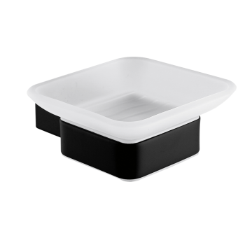 Matte Black Bathroom Soap Dish Holder