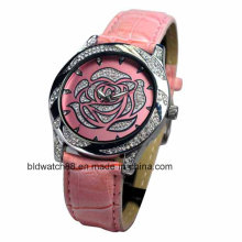 Fashion Ladies Crystal Watch Stainless Steel Back