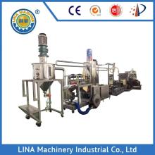 Water cutting extrusion granulation line