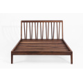 FAS Walnut Solid Wood Bed Bedroom Furniture