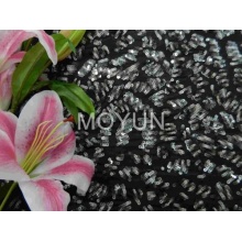 POLY TRICOT AVEC 5MM SEQUIN EMBD 50/52 "