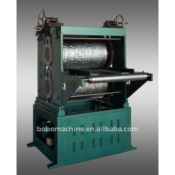 Metal wall insulation panel embossing machine