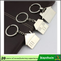 Metallhaus-geformter Immobilien-fördernder Keychain, Haus-Agent Souvenir Keychain