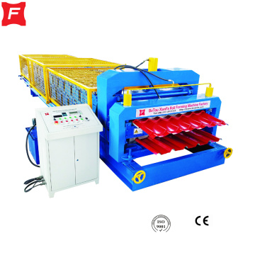 Color+Metal+Sheet+Roof+double+roll+forming+machine