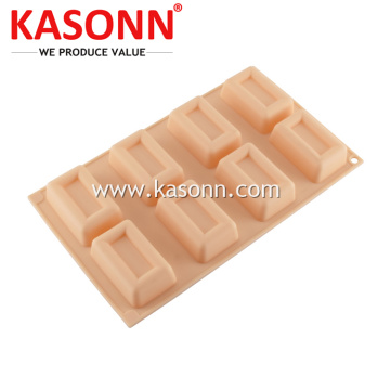 Mini Square Mini Loaf Soap Silicone Molds Pan