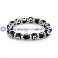 Evil Eye Beads 10mm Crystal Bracelet