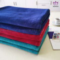 Solid color coral fleece blanket