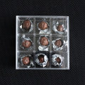 Acrylic chocolate packaging customzied shaped chocolate box